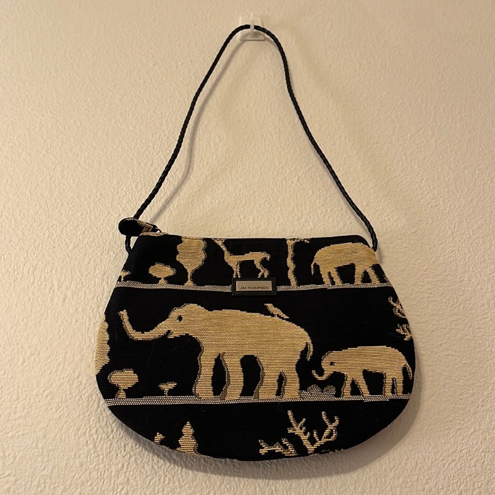 Jim Thompson Bag, silk Elephant Design